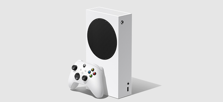 微软Xbox Series S主机及游戏手柄