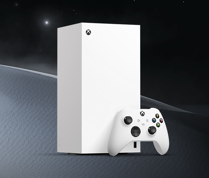微软 Xbox Series X – 1TB 数字版（白色）