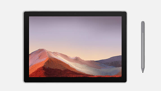 Surface Pro 7 平板模式