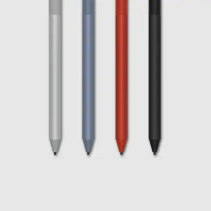 各种颜色的 Surface 触控笔