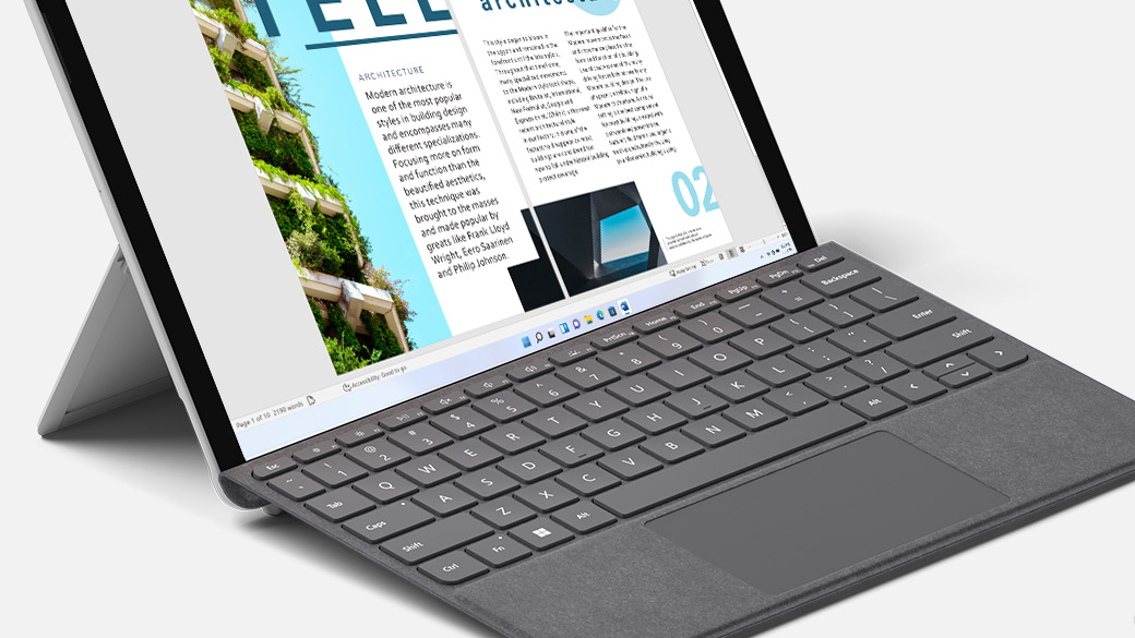 Surface Pro 9 搭配键盘盖