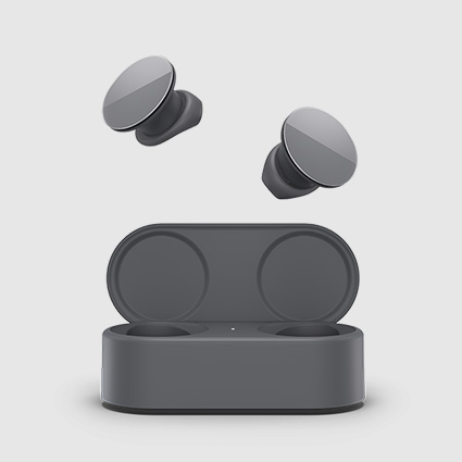 Surface Earbuds 及便携盒。
