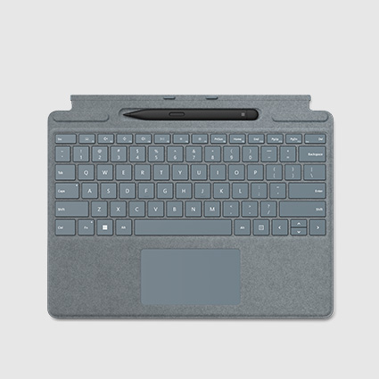 Surface Pro 带超薄触控笔 2 的特制版专业键盘盖
