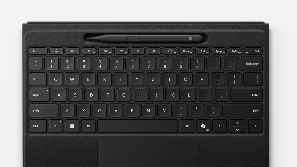 Surface Laptop 商用版黑色, Windows 11 AI+ PC正面图