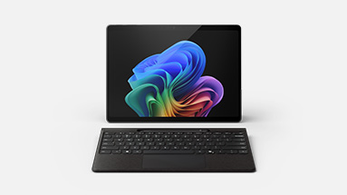 一台 Surface Pro 商用版和Surface Pro Flex 键盘